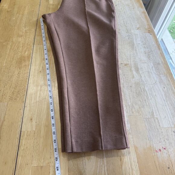 Everlane The Dream Knit Pant Sz XL Golden Brown Pocket Tapered Ankle Length EUC - Picture 11 of 16